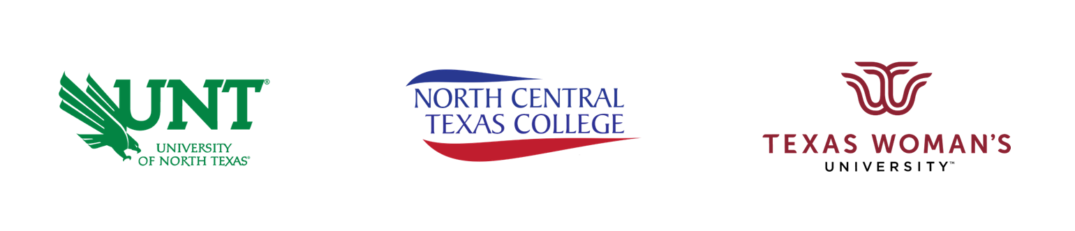 Thank you to our NORTEX sponsors: UNT, TWU, North Central Texas College